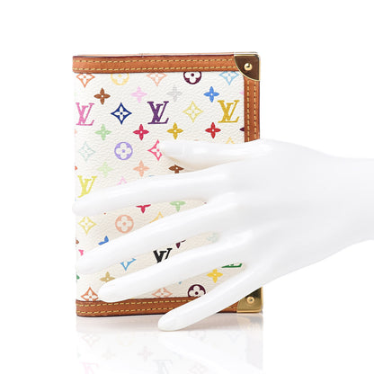 Louis Vuitton Monogram Multicolor Small Ring Agenda Cover White 2 of 6