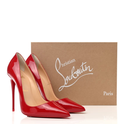 Christian Louboutin Patent So Kate 120 Pumps 37.5 Red 8 of 8