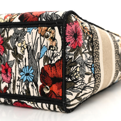 Christian Dior Canvas Embroidered Mille Fleurs Medium Lady D-Lite Multicolor 10 of 11