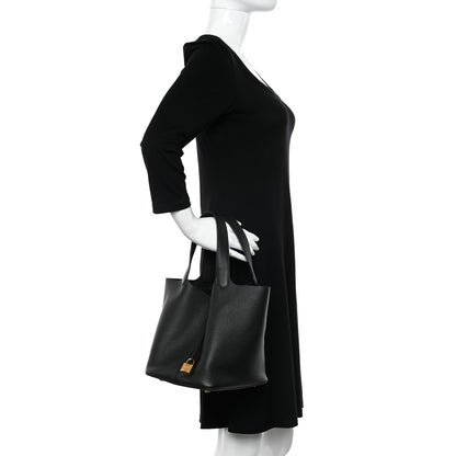 Hermes Taurillon Clemence Picotin Lock 22 MM Black 2 of 10