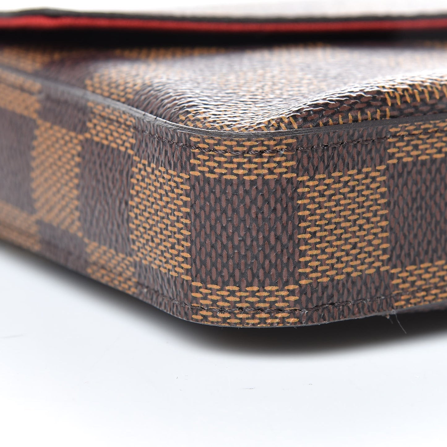 Damier Ebene Pochette Felicie Chain Wallet