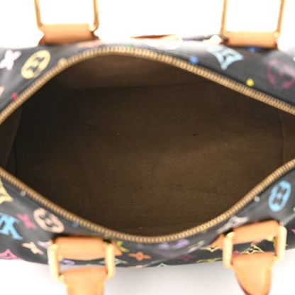 Louis Vuitton Monogram Multicolor Speedy 30 Black 5 of 10
