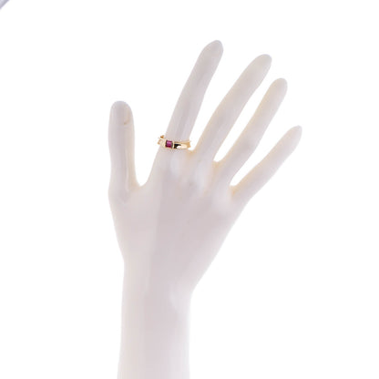 Tiffany 18K Yellow Gold Ruby Stacking Ring 54 7 2 of 7