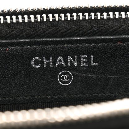 Chanel Lambskin Quilted CC Box Clutch With Chain Black 7 of 16
