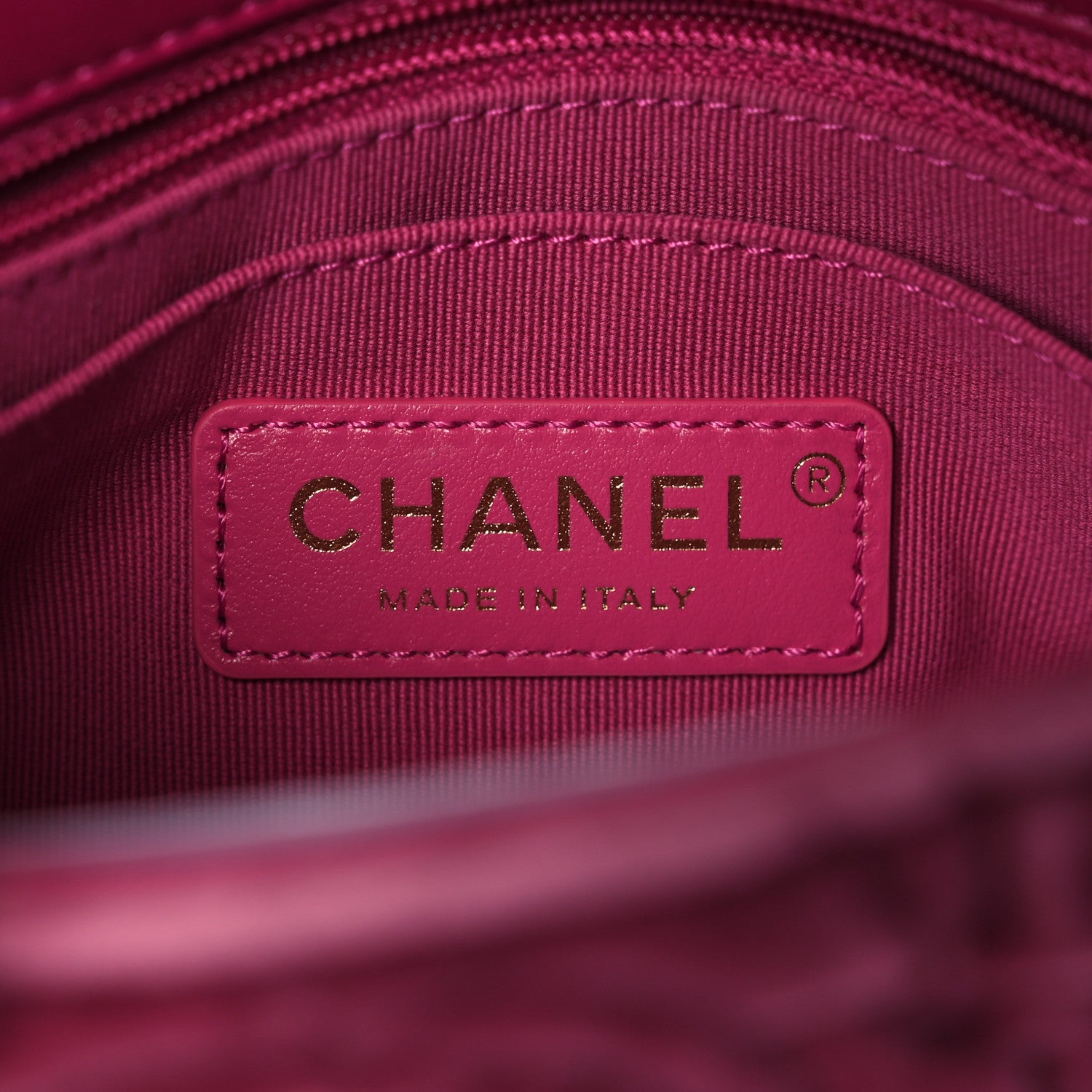 Chanel Velvet Camellia Embossed Mini Square Flap Pink 6 of 11