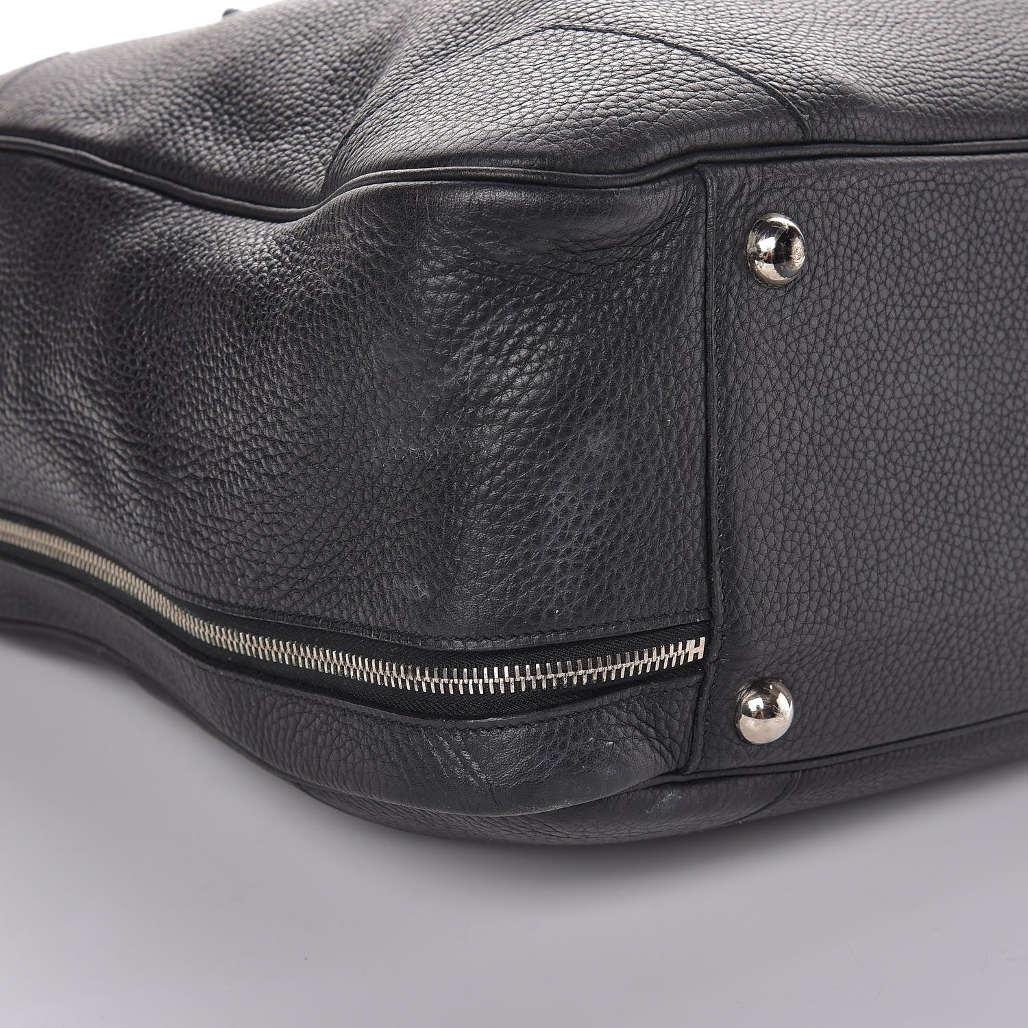 Hermes Taurillon Clemence Victoria 50 Travel Black 14 of 15
