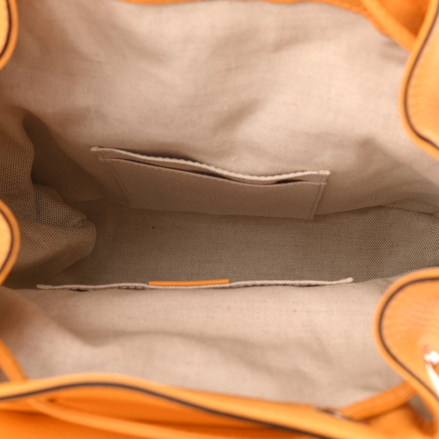 Cellarius Calfskin Medium Bamboo Backpack Orange