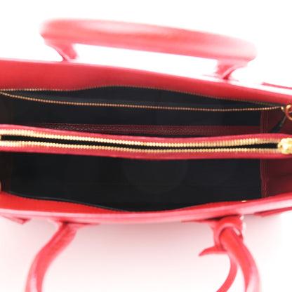 Saint Laurent Grained Calfskin Small Sac De Jour Lipstick Red 5 of 15