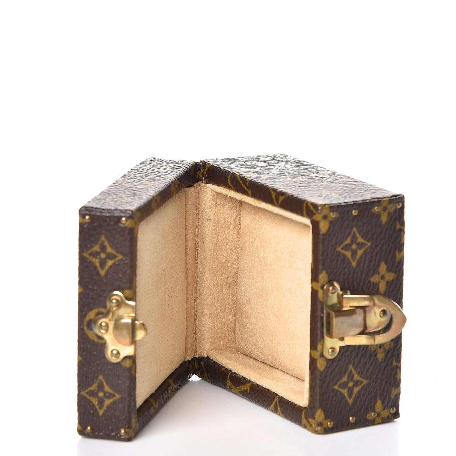 Louis Vuitton Monogram Ring Box Mini Trunk Case 7 of 10
