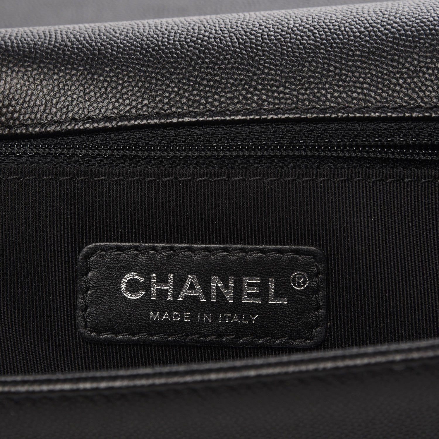 Chanel Caviar Quilted New Medium Boy Flap So Black 6 of 8