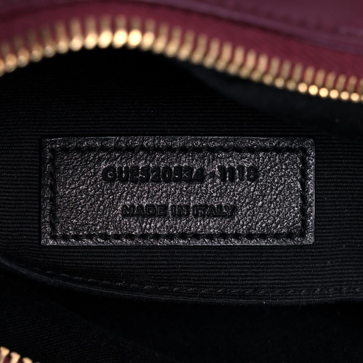 Saint Laurent Calfskin Matelasse Monogram Lou Camera Bag Dark Legion Red 7 of 11