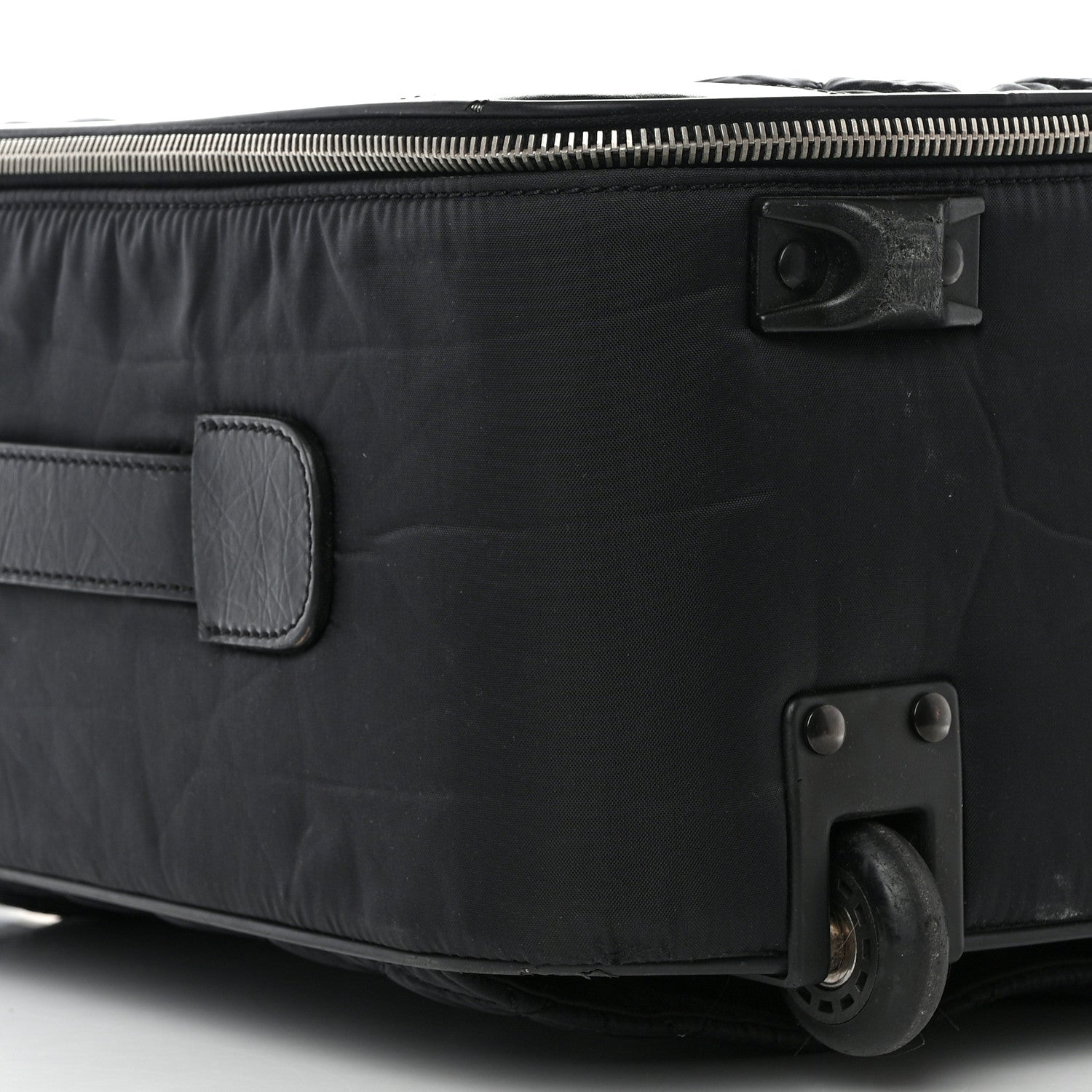 Chanel Toile Calfskin Quilted Paris New York Trolley Black 8 of 10