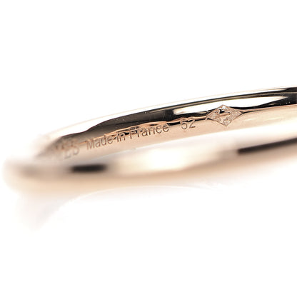 Hermes 18K Rose Gold Diamond PM Echappee Ring 52 6 5 of 6