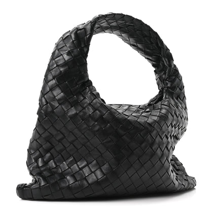 Bottega Veneta Calfskin Intrecciato Small Hop Black 3 of 10