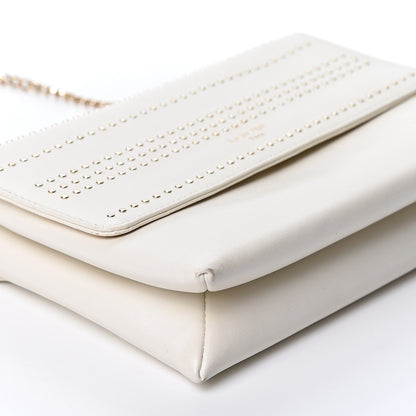 Lanvin Lambskin Studded Mini Sugar Flap Shoulder Bag White 11 of 12