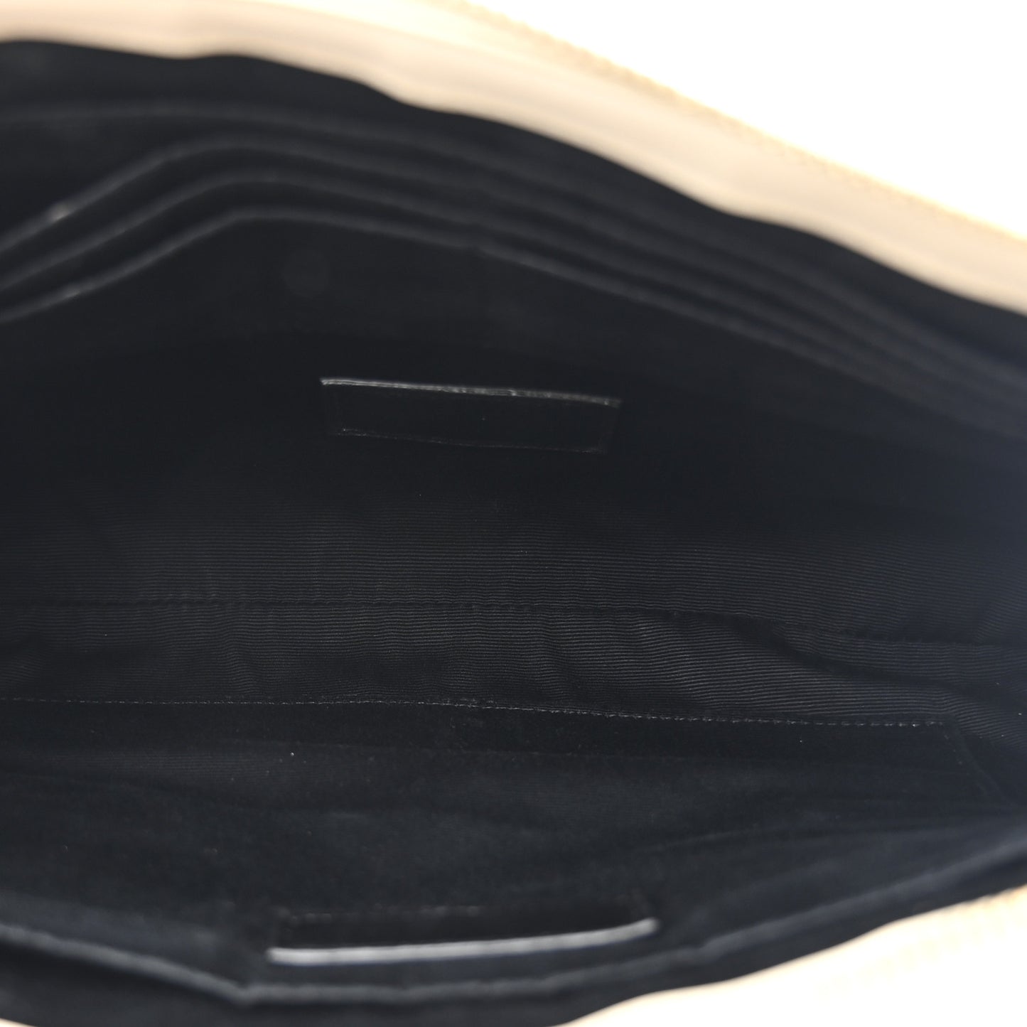 Calfskin Matelasse Monogram Cassandre Tablet Pouch Sea Salt