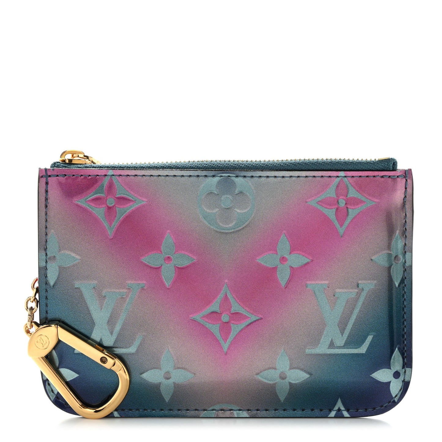 Metallic Vernis Degrade Key Pouch Blue Pink