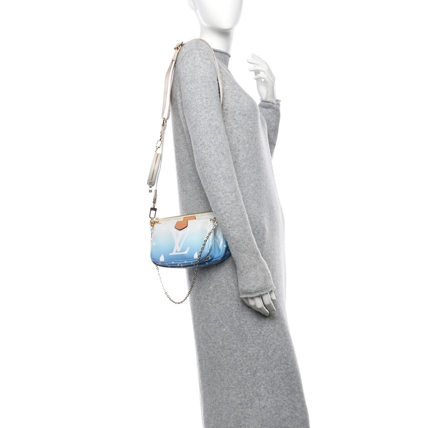 Louis Vuitton Monogram Giant By The Pool Multi Pochette Accessories Blue 2 of 12
