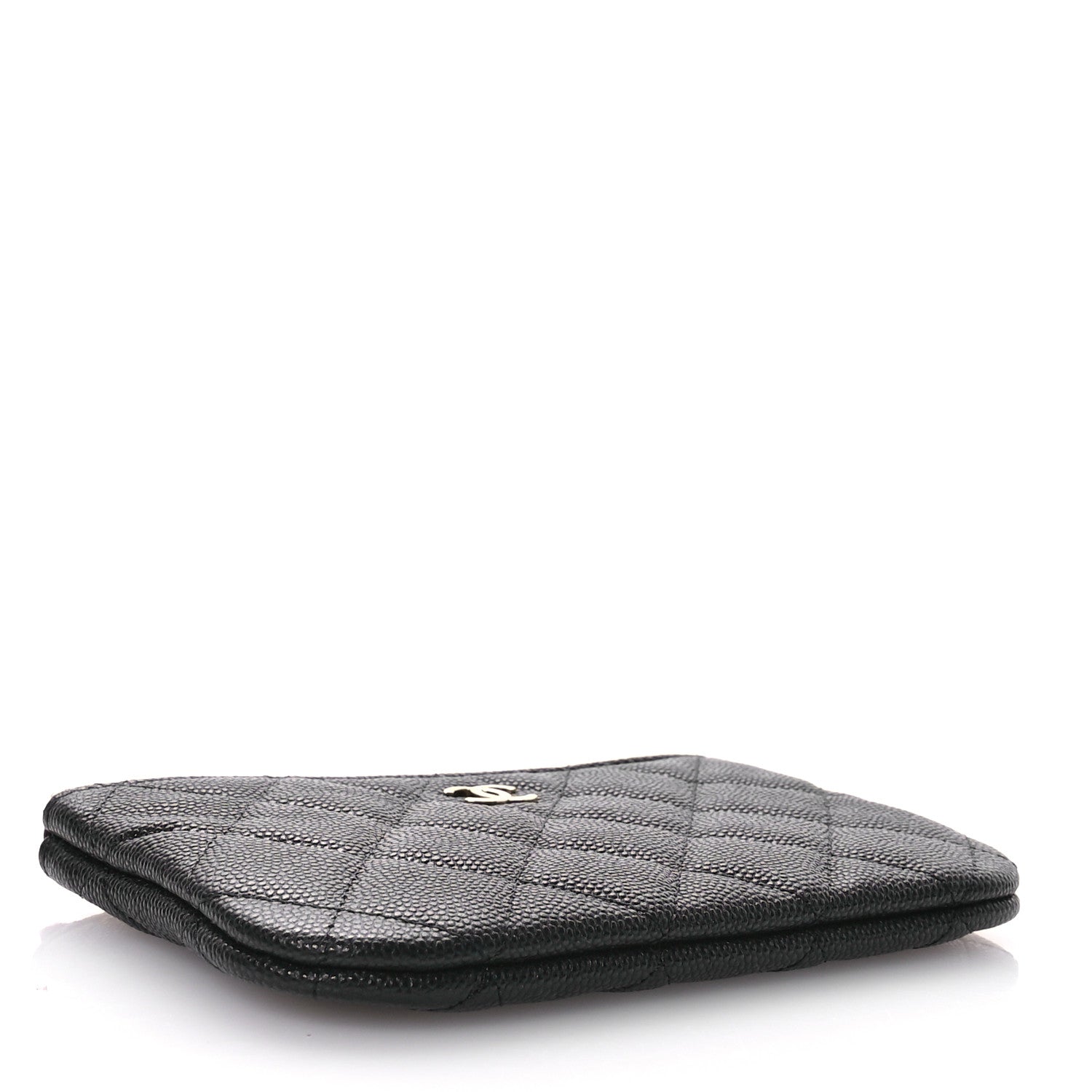 Chanel Caviar Quilted Small Cosmetic Case Black 4 of 7