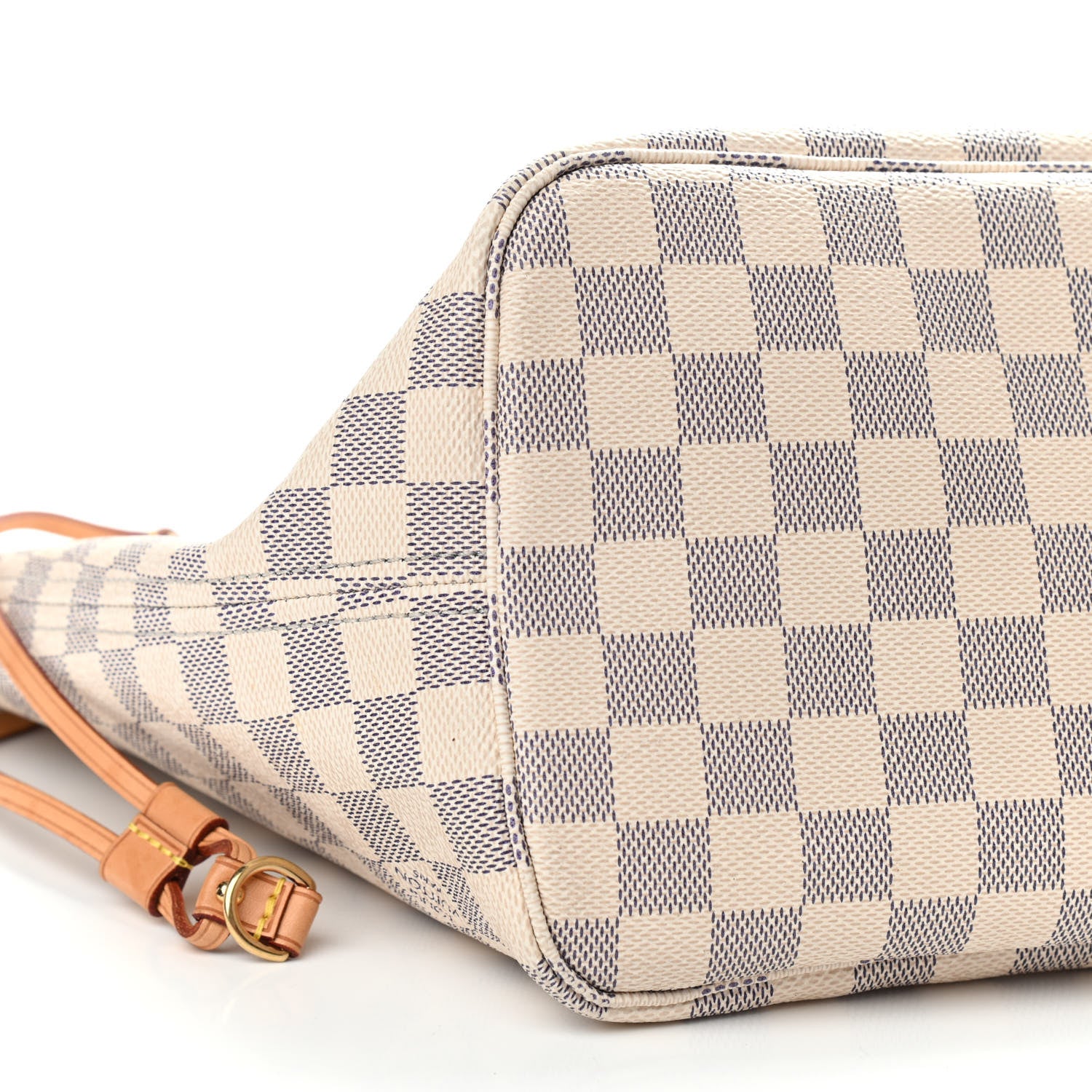 Louis Vuitton Damier Azur Neo Neverfull MM Rose Ballerine 11 of 12