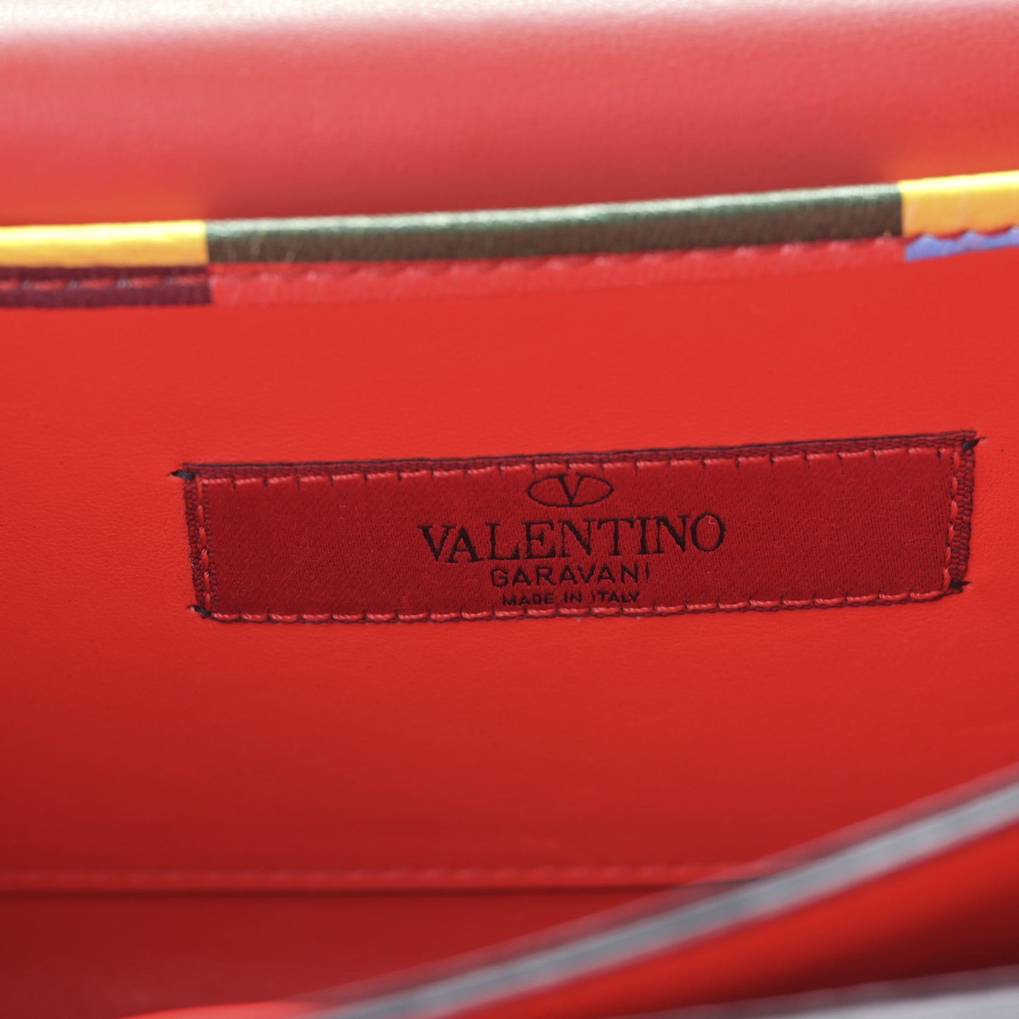 Vitello 1973 Va Va Voom Chain Shoulder Bag Multicolor