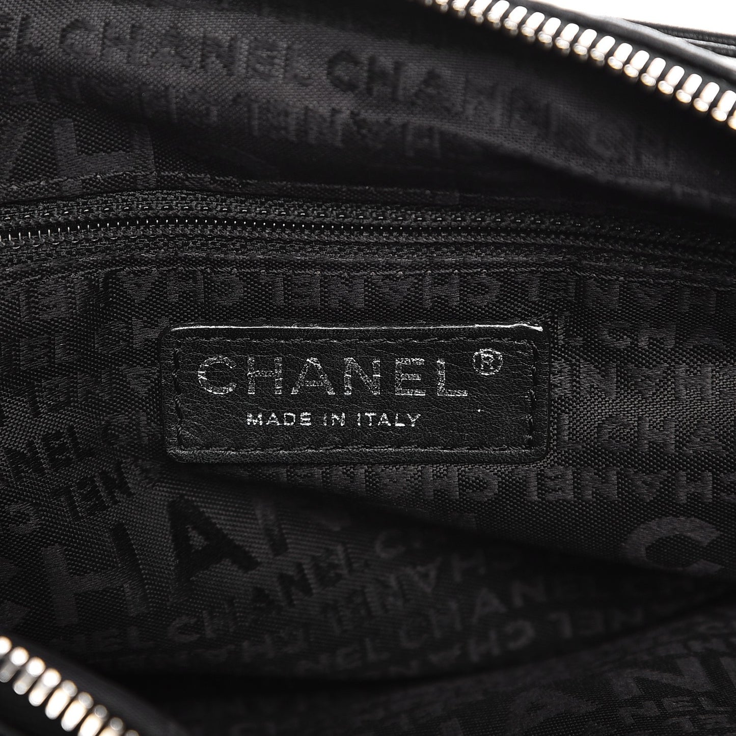 Lambskin Diamond Stitch Shoulder Bag Black