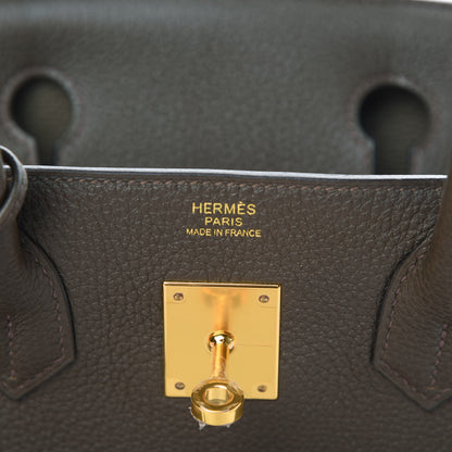 Hermes Togo Birkin 30 Vert De Gris 6 of 11