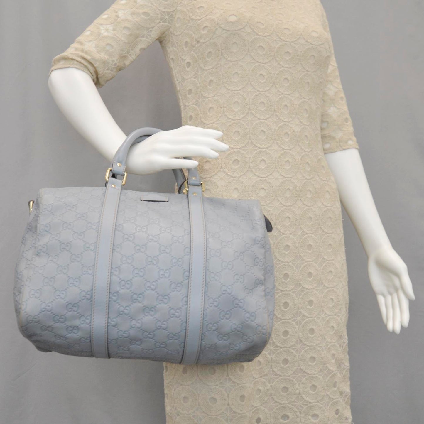 Guccissima Medium Joy Boston Light Blue