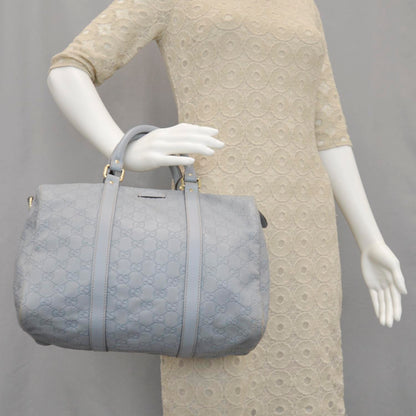 Gucci Guccissima Medium Joy Boston Light Blue 2 of 10