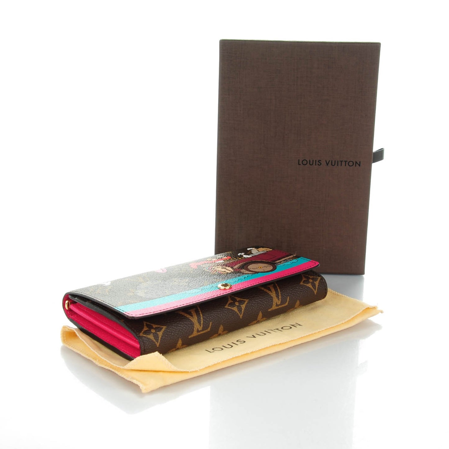 Monogram 2015 Christmas Animation Sarah Wallet Hibiscus