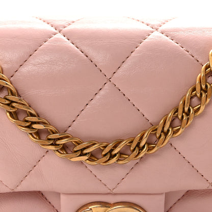 Chanel Lambskin Quilted Mini Heart Charms Flap Light Pink 8 of 10
