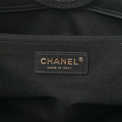 Chanel Lurex Boucle Medium Deauville Tote Black 6 of 9