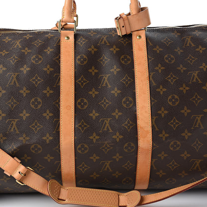Louis Vuitton Monogram Keepall Bandouliere 55 15 of 21