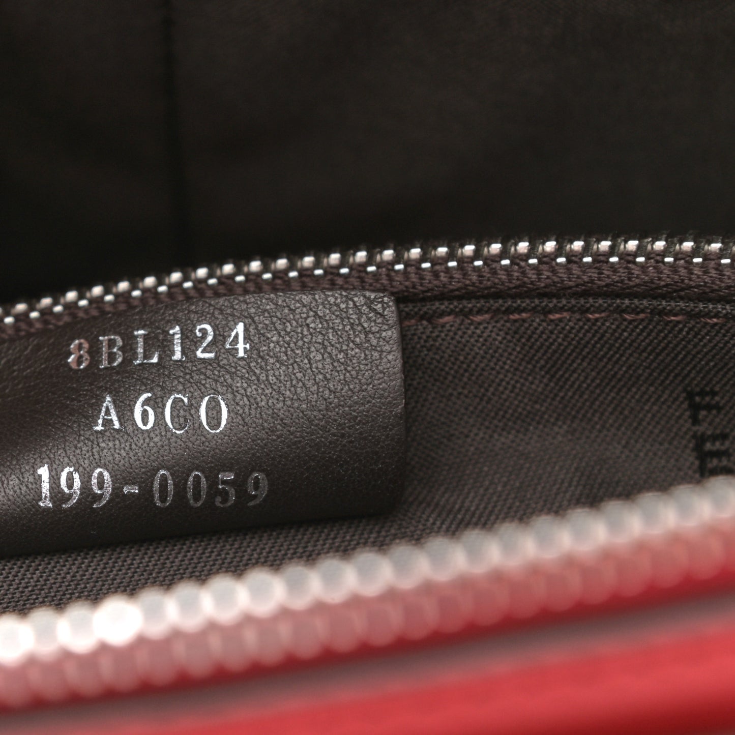 Vitello Dolce Bi-Color FF 1974 Embossed Medium By The Way Boston Bag Fragola Maya Black