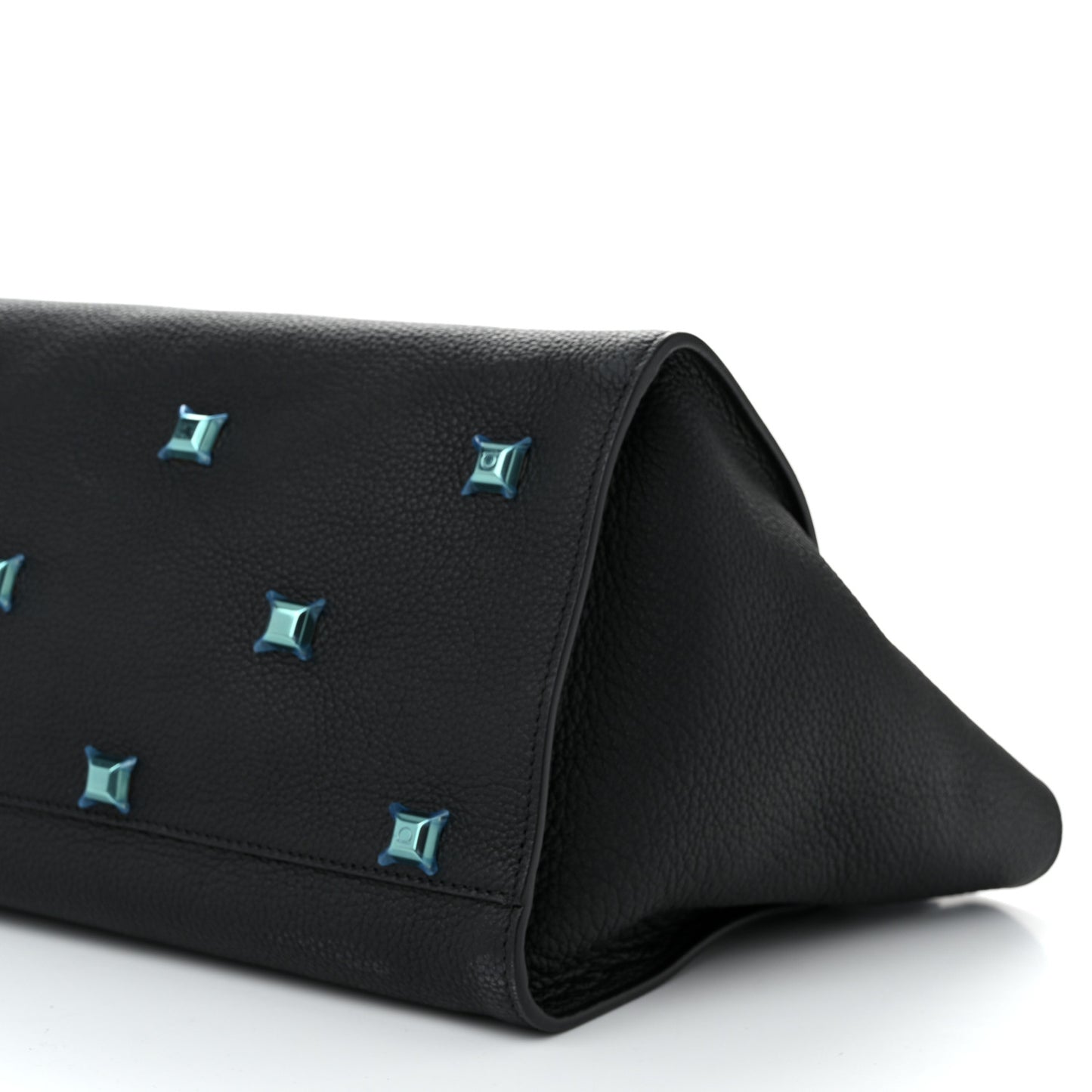 Calfskin Large Studio Soft Bag Black