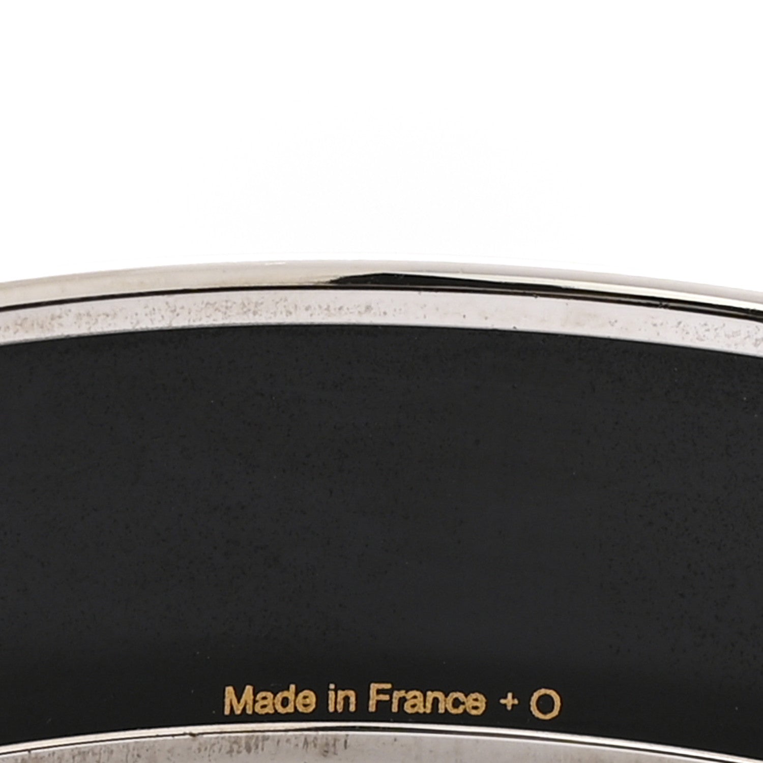 Hermes Enamel Wide Printed Capitales Bracelet 65 5 of 6
