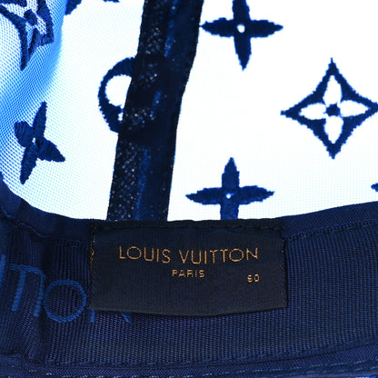 Louis Vuitton Mesh Embroidered Everyday LV Cap 60 Blue 7 of 7