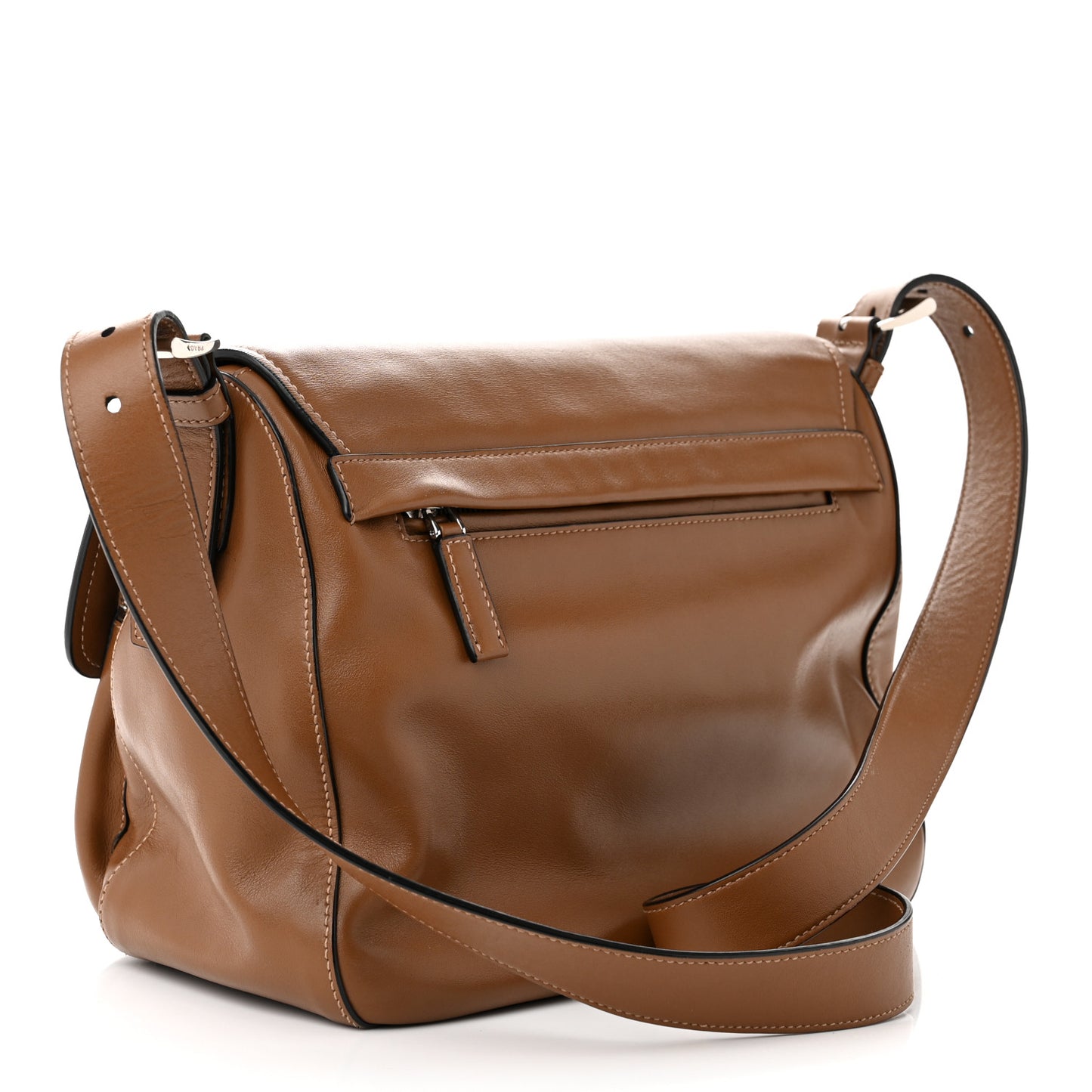 Soft Calf Messenger Bag Caramel