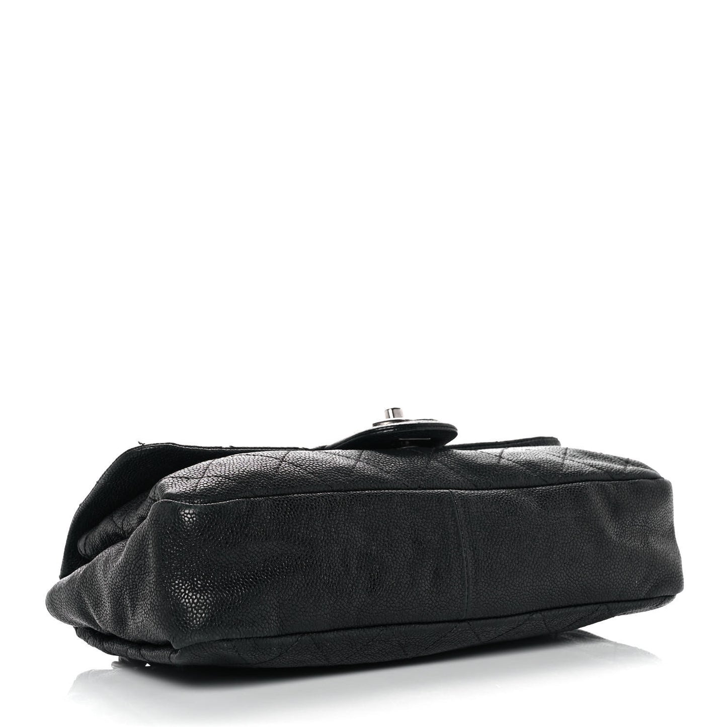 Caviar Quilted Medium Simply CC Flap Black