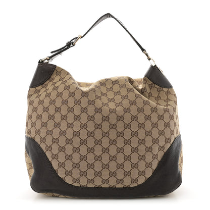 Gucci Monogram Charlotte Medium Hobo Brown 1 of 14