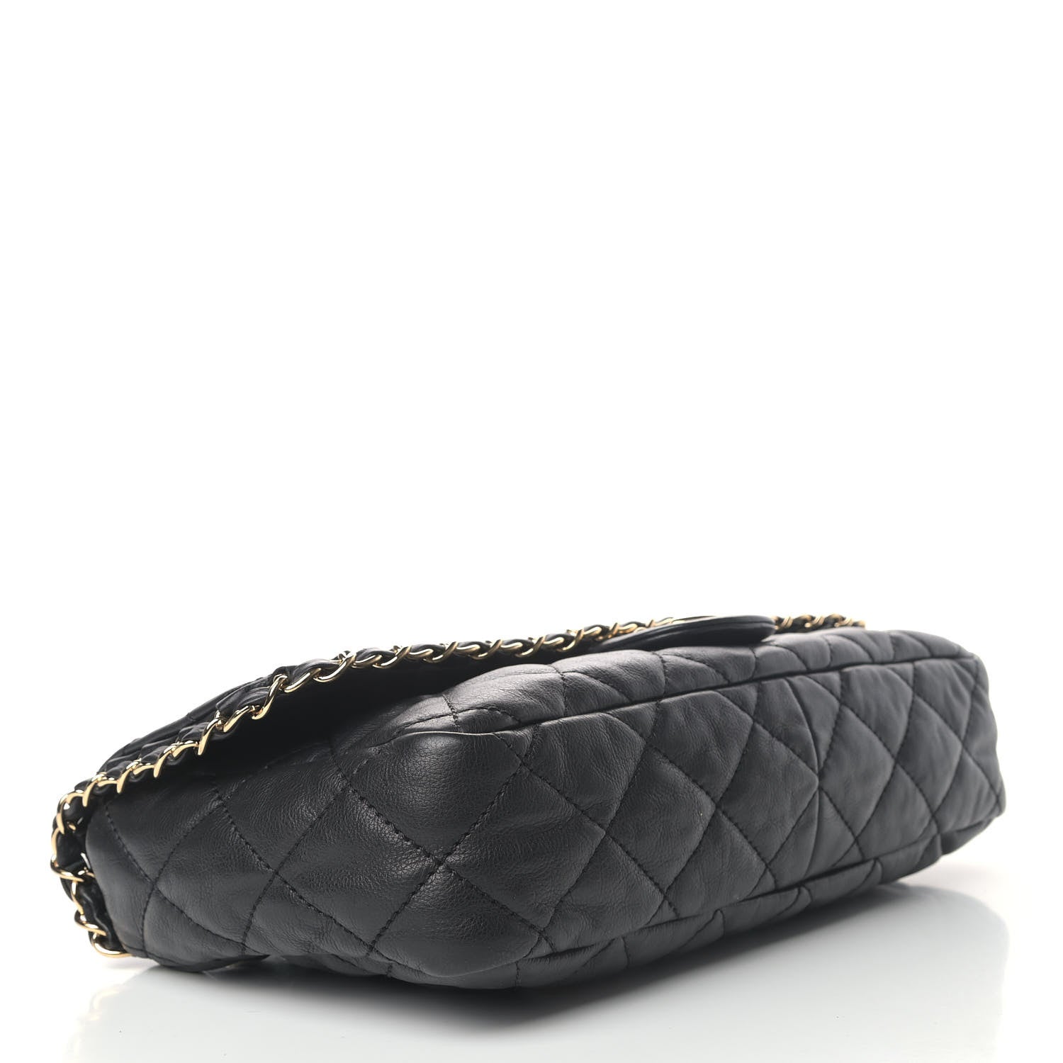 Chanel Calfskin Quilted Medium Chain Me Flap Black 3 of 7