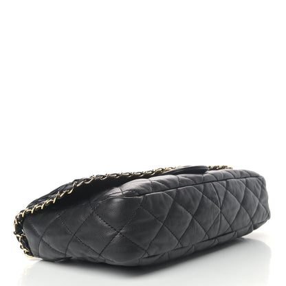 Chanel Calfskin Quilted Medium Chain Me Flap Black 3 of 7