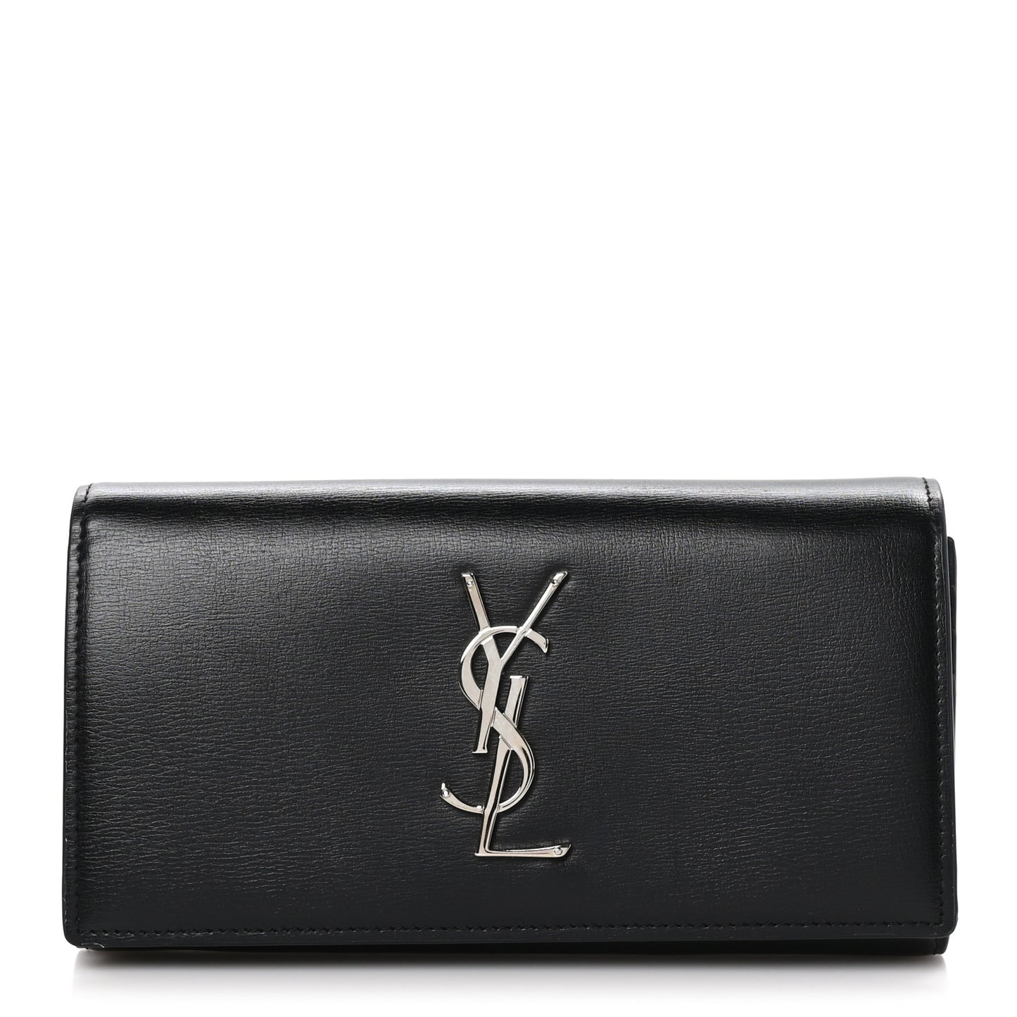 Smooth Calfskin Classic Monogram Cassandre Wallet Black