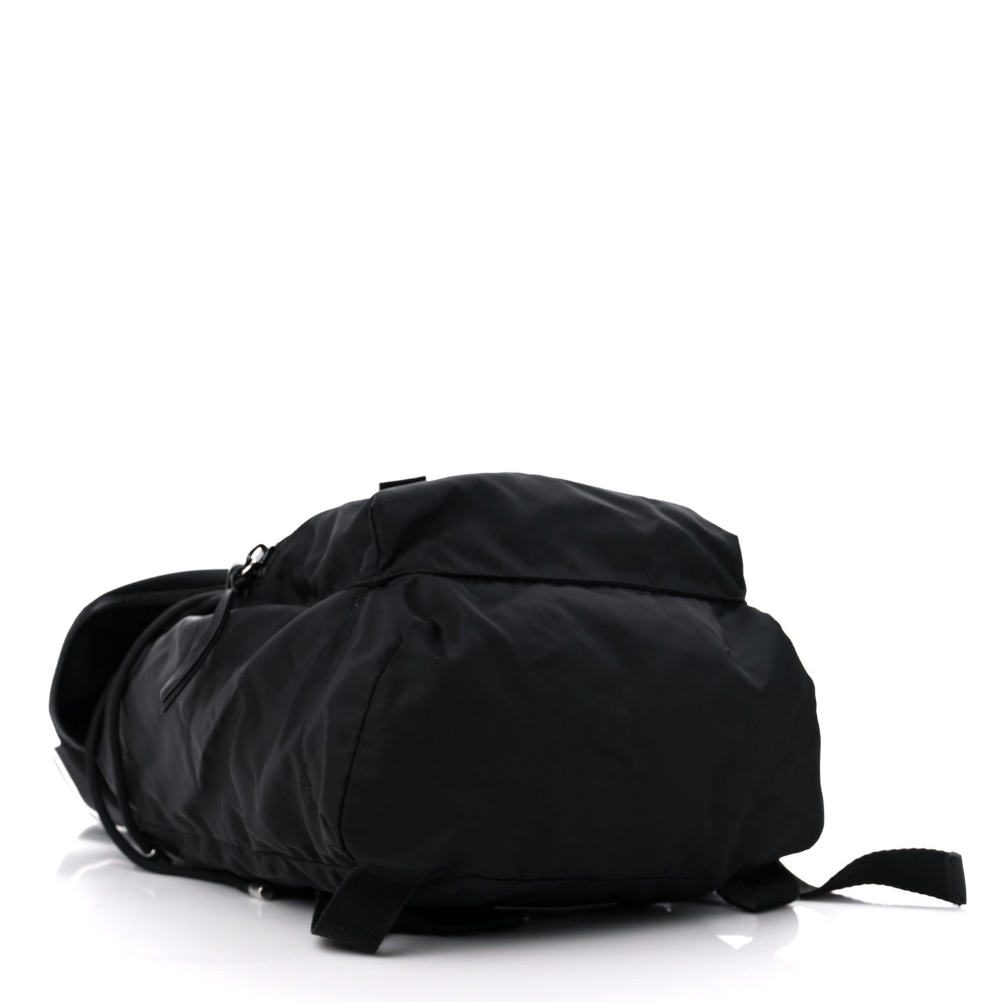 Nylon Logo Backpack Black