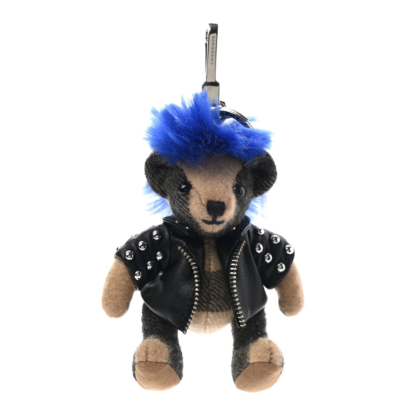 Cashmere Thomas Punk Teddy Bear Keychain Charm Camel