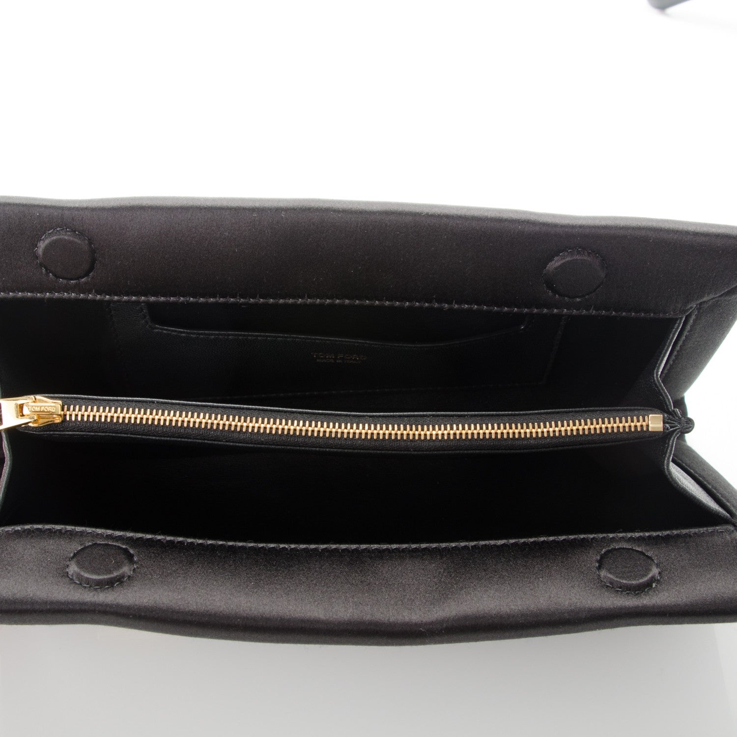 Tom Ford TOM FORD Silk Small Clutch With Handle Black 5 of 7