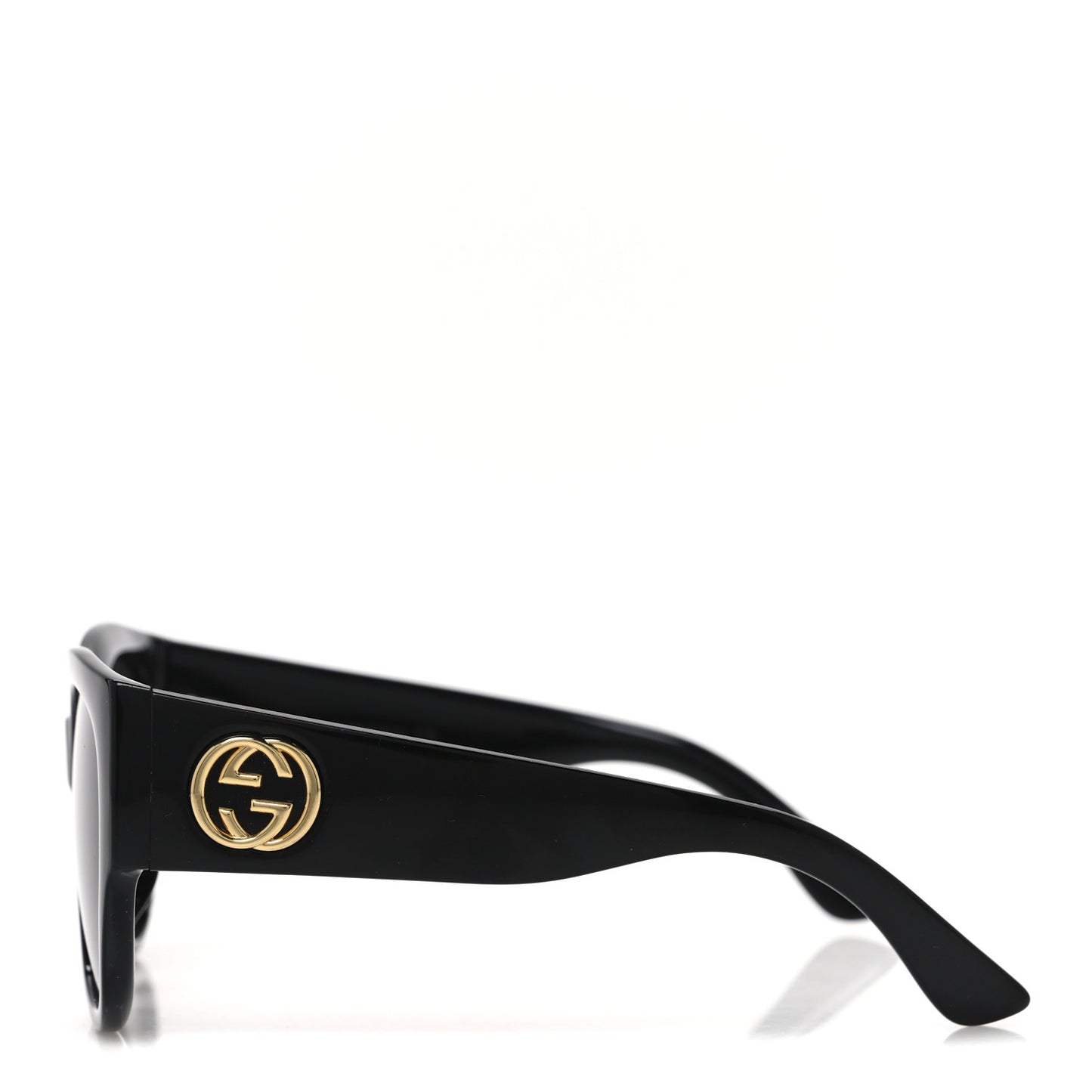 Acetate Square Frame Sunglasses GG0142SA Black