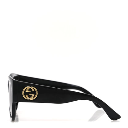 Gucci Acetate Square Frame Sunglasses GG0142SA Black 3 of 8
