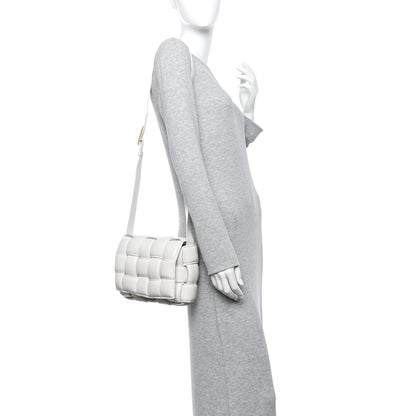 Bottega Veneta Nappa Maxi Intreccio Padded Cassette Crossbody Bag Chalk 2 of 11