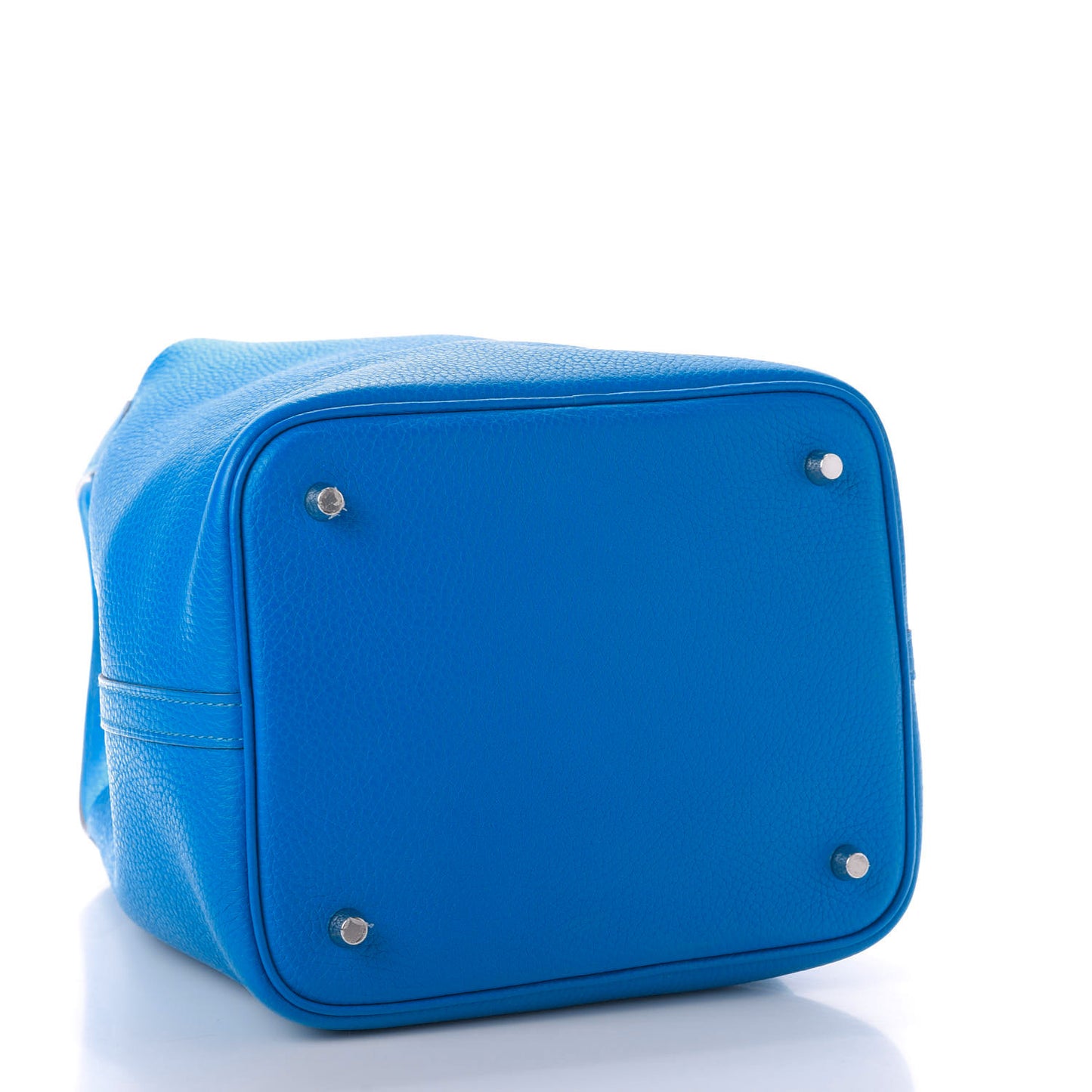 Taurillon Clemence Picotin Lock 22 MM Bleu Hydra